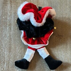 Anna & Ava Santa Scrunchie Set